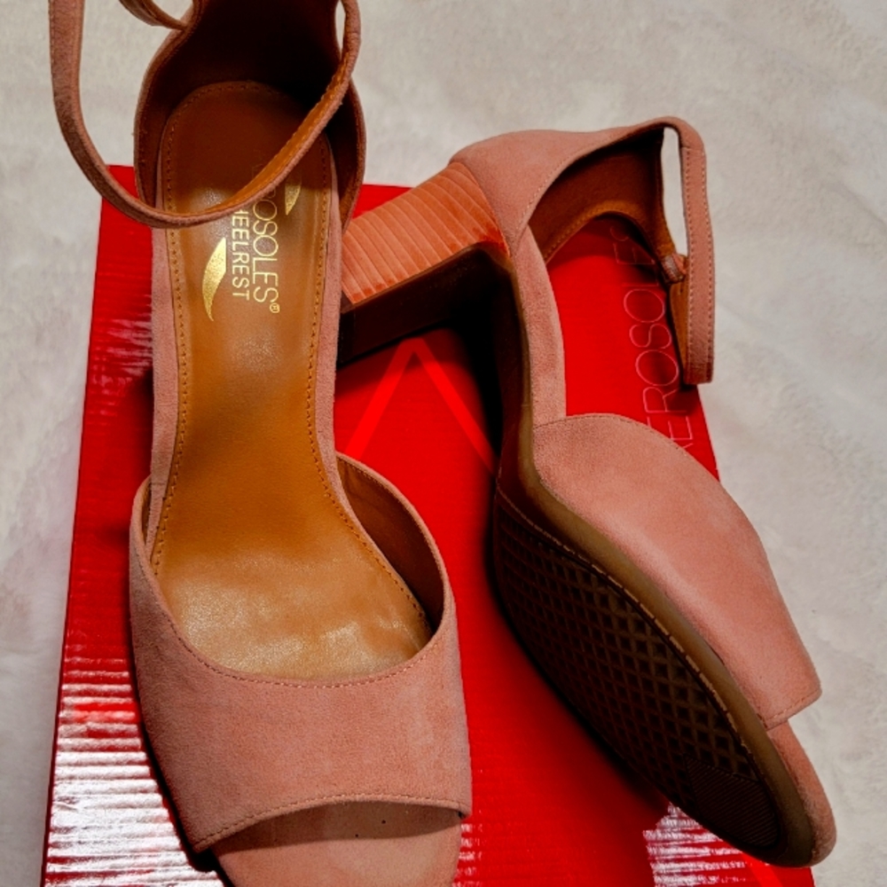 Beautiful blush sandals